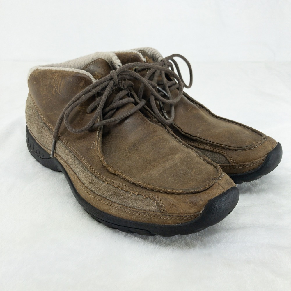 Timberland Chukka Boots Mens Size 9 Brown‎ Leather Smartwool Earthkeepers